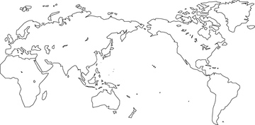 地図 衛星写真 世界の地図 世界全図 の画像素材 地図素材ならイメージナビ