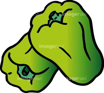 食べ物のイラスト 野菜 夏野菜 ピーマン の画像素材 食べ物 飲み物 イラスト Cgのイラスト素材ならイメージナビ
