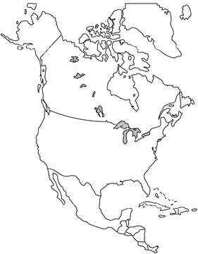 エリア別地図 アメリカ全域 地図 の画像素材 世界の地図