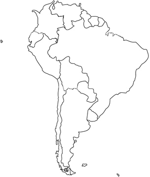 地図 衛星写真 世界の地図 中南米 の画像素材 地図素材ならイメージナビ
