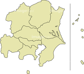 地図 衛星写真 日本の地図 関東地方 の画像素材 地図素材ならイメージナビ