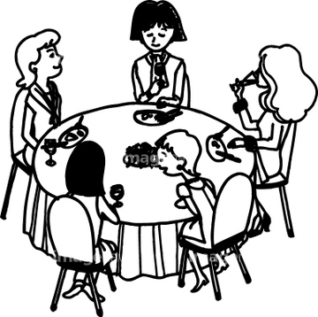 冬のイラスト特集 デザインパーツ パーティー イラスト の画像素材 人物 イラスト Cgのイラスト素材ならイメージナビ