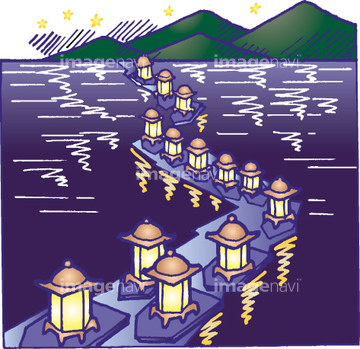 灯籠 イラスト の画像素材 季節 イベント イラスト Cgのイラスト素材ならイメージナビ