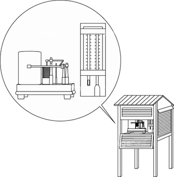 木箱 百葉箱 の画像素材 日本 国 地域の写真素材ならイメージナビ