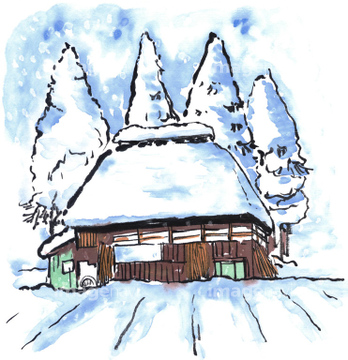 季節のイラスト 冬の風景 イラスト の画像素材 季節 イベント イラスト Cgのイラスト素材ならイメージナビ