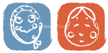 ひょっとこ の画像素材 季節 イベント イラスト Cgの写真素材ならイメージナビ