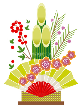 門松 の画像素材 花 植物 イラスト Cgの写真素材ならイメージナビ