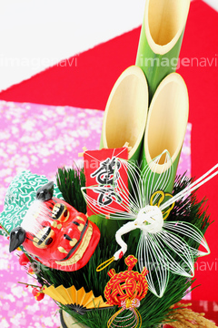 正月飾り 扇 の画像素材 花 植物 イラスト Cgの写真素材ならイメージナビ