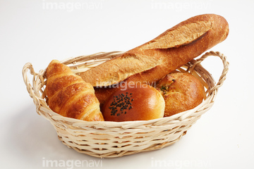 クロワッサン フランスパン かご 容器 の画像素材 食べ物 飲み物 イラスト Cgの写真素材ならイメージナビ