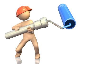 ペンキ屋 の画像素材 人物 イラスト Cgの写真素材ならイメージナビ