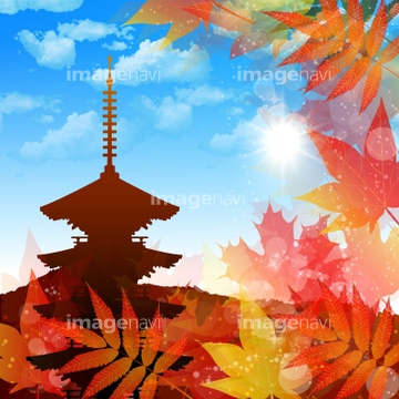 季節のイラスト 秋 綺麗 イラスト の画像素材 花 植物 イラスト Cgのイラスト素材ならイメージナビ