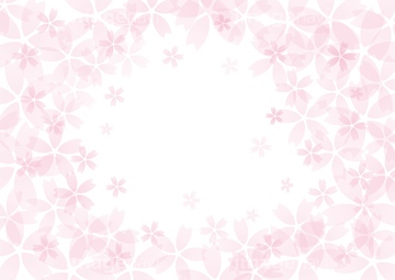 透過 桜 透明 の画像素材 花 植物 イラスト Cgの写真素材ならイメージナビ
