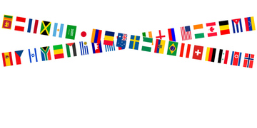 季節のイラスト 運動会 国旗 イラスト の画像素材 デザインパーツ イラスト Cgのイラスト素材ならイメージナビ