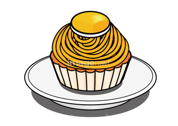 モンブランケーキ の画像素材 季節 形態別食べ物 食べ物の写真素材ならイメージナビ