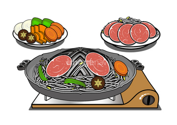 焼肉 イラスト の画像素材 食べ物 飲み物 イラスト Cgのイラスト素材ならイメージナビ