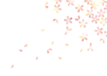 美しい花の画像 ラブリー桜 吹雪 イラスト 無料