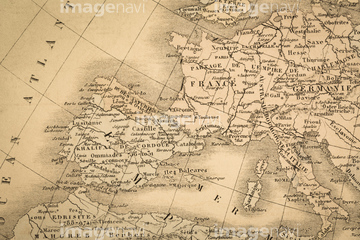 世界地図 ヨーロッパ 古い アンティーク フランス イタリア の画像素材 ビジネスイメージ ビジネスの地図素材ならイメージナビ