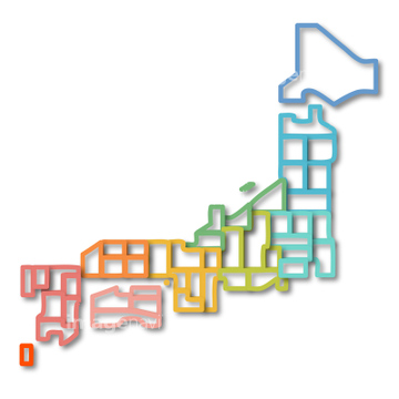 日本地図 の画像素材 交通イメージ 乗り物 交通の地図素材なら