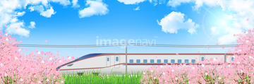 新幹線 イラスト 北陸新幹線 の画像素材 花 植物 イラスト Cgのイラスト素材ならイメージナビ