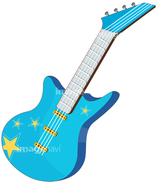 ギター イラスト エレキギター かわいい の画像素材 テーマ イラスト Cgのイラスト素材ならイメージナビ