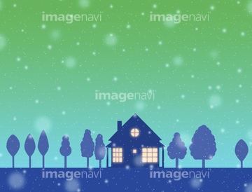 季節のイラスト 冬の風景 イラスト の画像素材 季節 イベント イラスト Cgのイラスト素材ならイメージナビ