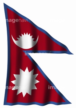 ネパール国旗 の画像素材 イラスト Cgの写真素材ならイメージナビ