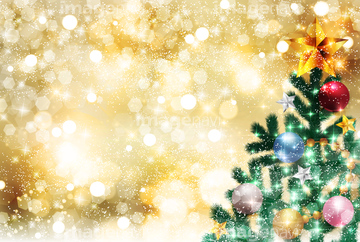 クリスマス特集 クリスマス アイテムキラキラ背景素材 の画像素材 年賀 グリーティングの写真素材ならイメージナビ
