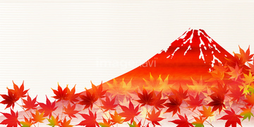 富士山 イラスト 秋 イラスト の画像素材 花 植物 イラスト Cgのイラスト素材ならイメージナビ