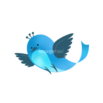 鳥 飛ぶ 青色 青い鳥 イラスト の画像素材 人物 イラスト Cgのイラスト素材ならイメージナビ