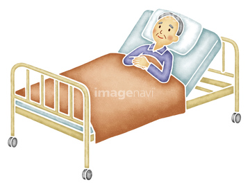 医療 福祉向け イラスト患者 ベッド 病気 ロイヤリティフリー イラスト の画像素材 医療 イラスト Cgの写真素材ならイメージナビ