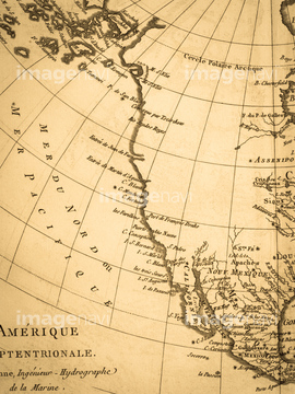 古地図 アメリカ合衆国 カリフォルニア州 の画像素材 ビジネスイメージ ビジネスの地図素材ならイメージナビ