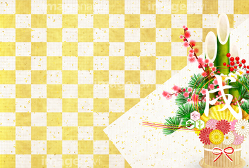 和柄 正月 パターン 縁起物 松竹梅 の画像素材 花 植物 イラスト Cgの写真素材ならイメージナビ