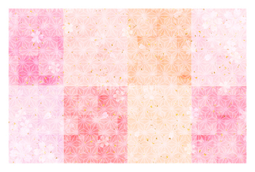 和柄 正月 パターン かわいい ピンク色 春 の画像素材 バックグラウンド イラスト Cgの写真素材ならイメージナビ