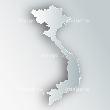 エリア別地図 東南アジア ベトナム 地図 の画像素材 世界の地図 地図 衛星写真の地図素材ならイメージナビ
