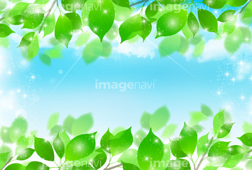 季節のイラスト 春の風景 初夏 新緑 イラスト の画像素材 花 植物 イラスト Cgのイラスト素材ならイメージナビ