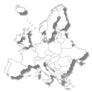 学校 教育向け 社会科全般におすすめ 白地図 アイコン ヨーロッパ 地図 の画像素材 デザインパーツ イラスト Cgの地図素材ならイメージナビ
