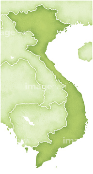 ベトナムの地図 の画像素材 テーマ イラスト Cgの地図素材なら