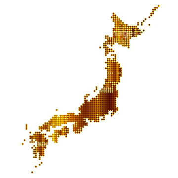 アイコン マップ 日本地図 図形 の画像素材 季節 イベント イラスト Cgの地図素材ならイメージナビ