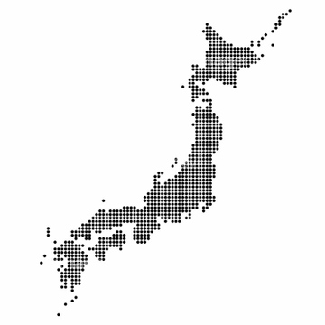 マップ アイコん 日本地図 図形 の画像素材 季節 イベント イラスト Cgの地図素材ならイメージナビ