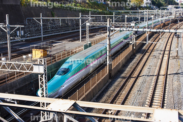 東北新幹線はやぶさ の画像素材 鉄道 乗り物 交通の写真素材ならイメージナビ