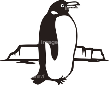 鳥 切り絵 ペンギン の画像素材 写真素材ならイメージナビ