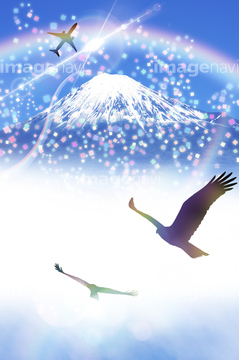 鳥 飛ぶ 空 自然 人物 イラスト 晴れ 飛び立つ ロイヤリティフリー の画像素材 交通イメージ 乗り物 交通の写真素材ならイメージナビ