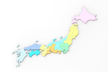 国 地域 日本 九州地方 日本地図 日本列島 の画像素材 地図素材ならイメージナビ