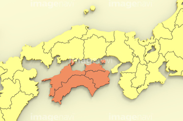 四国 地図 瀬戸内海 の画像素材 日本の地図 地図 衛星写真の地図素材ならイメージナビ