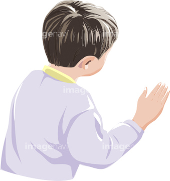 イラスト Cg 人物 子供 後ろ向き の画像素材 イラスト素材ならイメージナビ