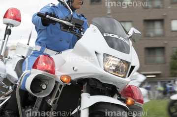 白バイ オートバイ の画像素材 自動車 乗り物 交通の写真素材ならイメージナビ