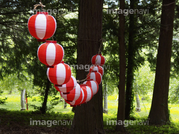 提灯祭り の画像素材 季節 イベント イラスト Cgの写真素材ならイメージナビ