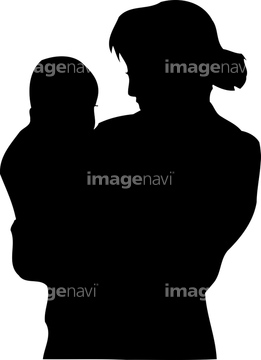 親子 抱く シルエット の画像素材 構図 人物の写真素材ならイメージナビ