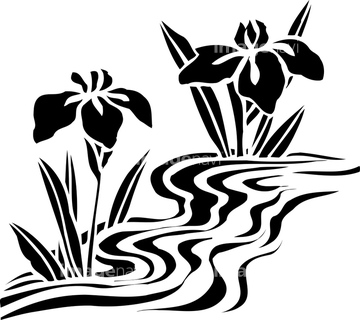 ペーパークラフト 花 アヤメ の画像素材 季節 イベント イラスト Cgの写真素材ならイメージナビ