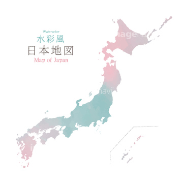 国 地域 日本 九州地方 日本地図 日本列島 の画像素材 地図素材ならイメージナビ